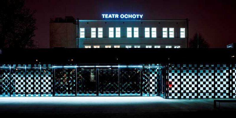 Teatr Ochoty nocą