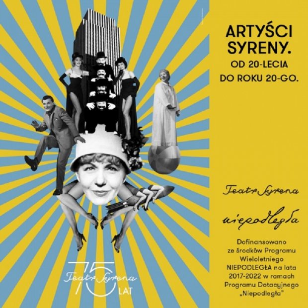 Artyści Syreny plakat wystawy