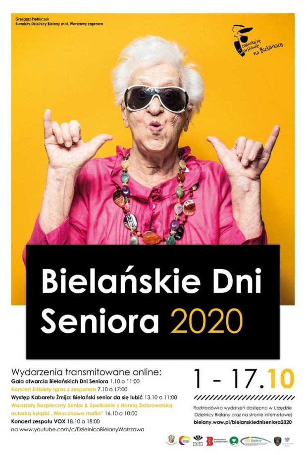 Bielańskie Dni Seniora 2020 - plakat