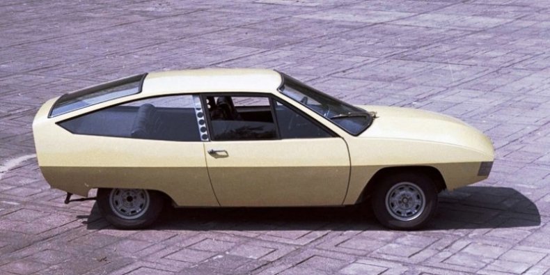 Polski Fiat 125p coupe