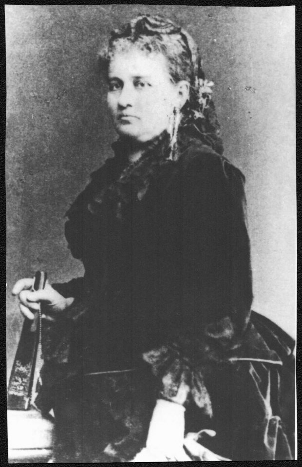 Antonina Wilde - primo voto Krzywicka, secundo voto Chałubińska (ok. 1870 r.), źródło zbiory Muzeum Tatrzańskiego im. dr Tytusa Chałubińskiego w Zakopanem