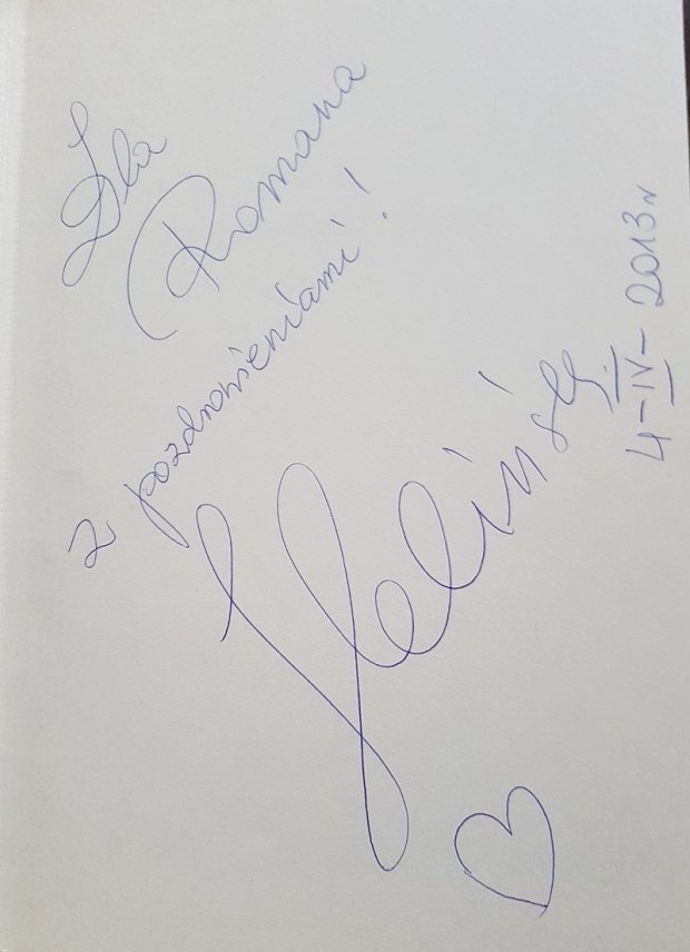 Autograf Stanisławy Celińskiej
