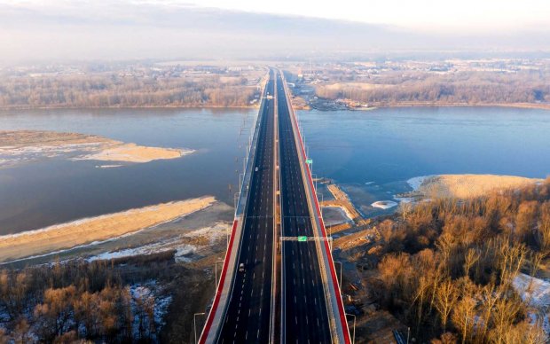 Most Południowy w Warszawie - widok od strony Wawra. Fot. Marcin Banaszkiewicz