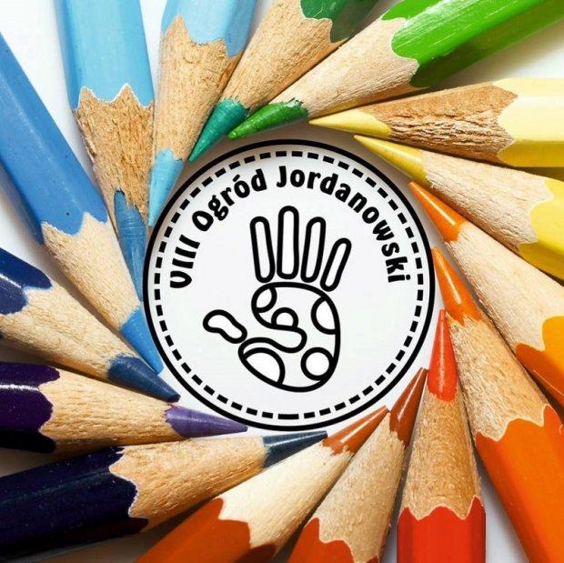 VIII Ogród Jordanowski ołówkowy logotyp