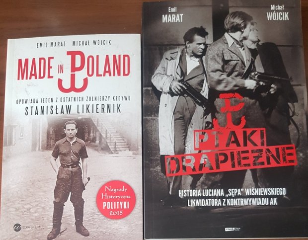 Okładki dwóch książek Michała Wójcika