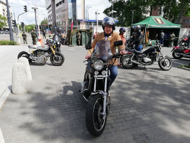 Michał Wieremiejczyk - uczestnik The Distinguished Gentleman’s Ride.