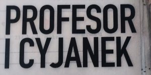 Profesor i cyjanek fragment okładki