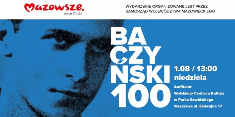 Baczyński 100 plakat koncertu
