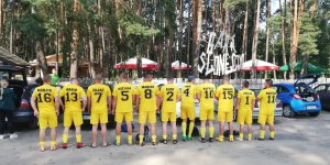 Bar Słoneczko - drużyna przed meczem