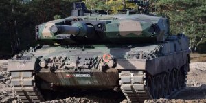 Czołg Leopard 1. Warszawskiej Brygady Pancernej
