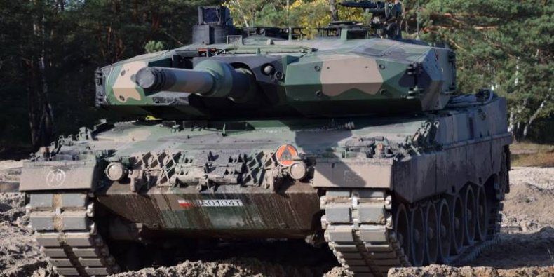 Czołg Leopard 1. Warszawskiej Brygady Pancernej