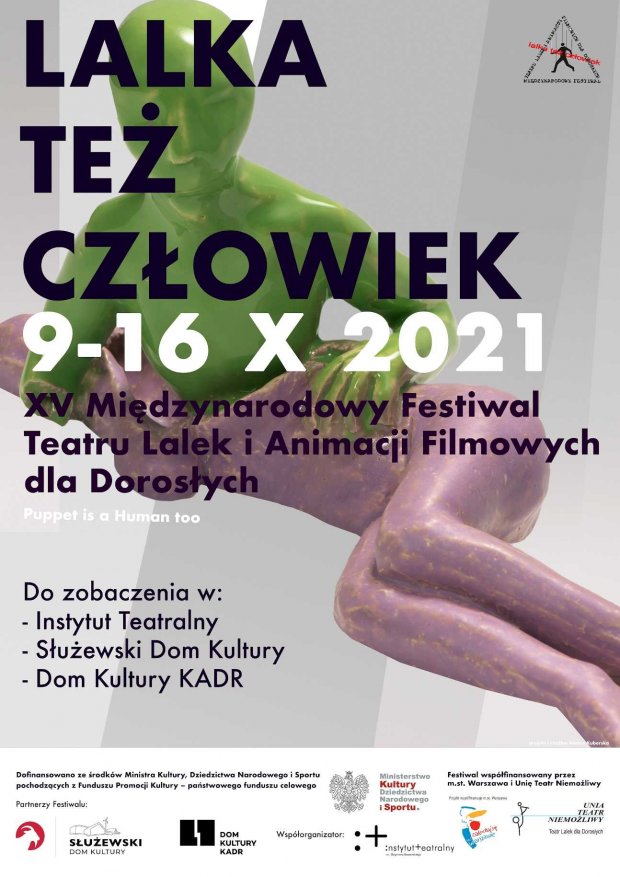 Plakat Festiwalu "Lalka też człowiek"