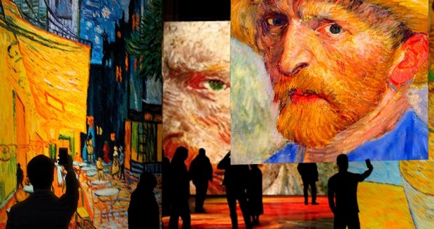 Autoportret Van Gogha na wystawie