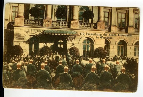 Inauguracja roku akademickiego na UW 1915-16. Fot. Archiwum UW