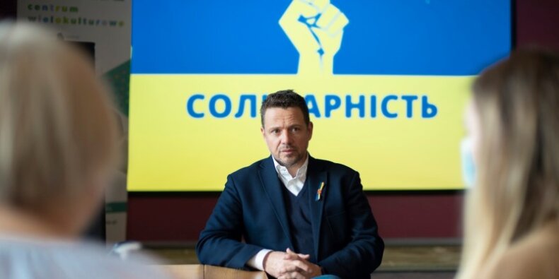 Rafał Trzaskowski solidarnie z Ukrainą
