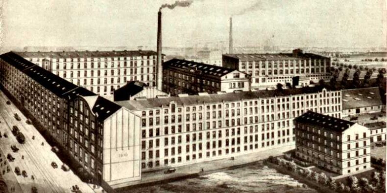 Fabryka Franaszka na Woli w 1929 roku