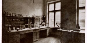 Fabryka Franaszka na Woli w Warszawie - Laboratorium chemiczne