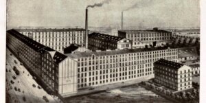 Fabryka Franaszka na Woli w Warszawie - Ogólny widok fabryki w 1929 r.