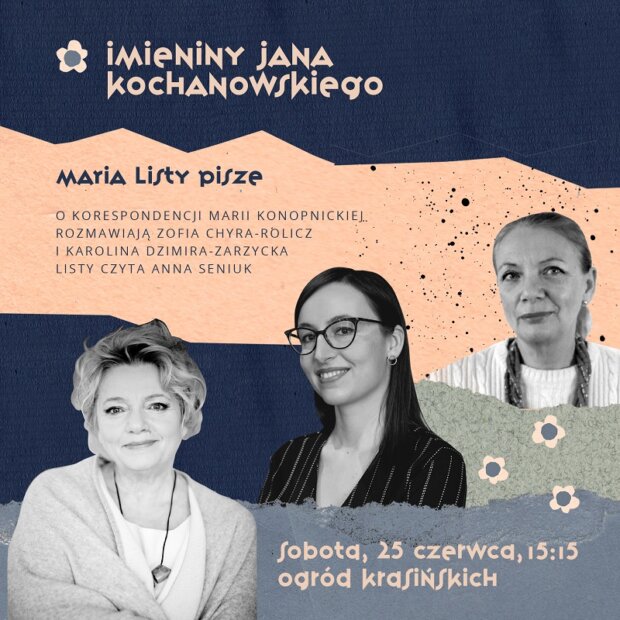 Imieniny Jana Kochanowskiego Maria listy pisze