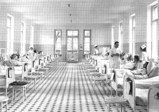 Szpital na Czystem przed 1939 r.