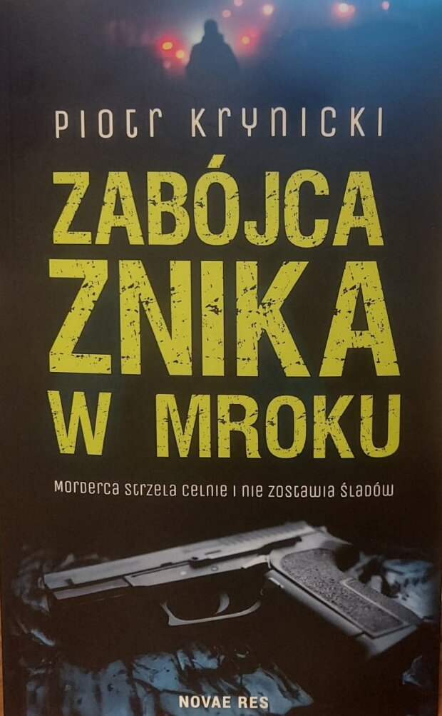 Zabójca znika w mroku okładka książki