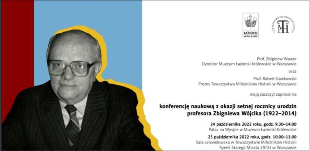 Konferencja w setną rocznicę urodzin profesora Zbigniewa Wójcika - plakat