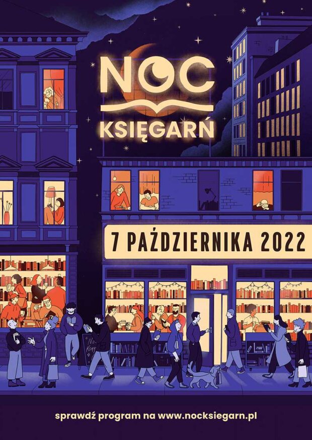 Noc Księgarń - plakat