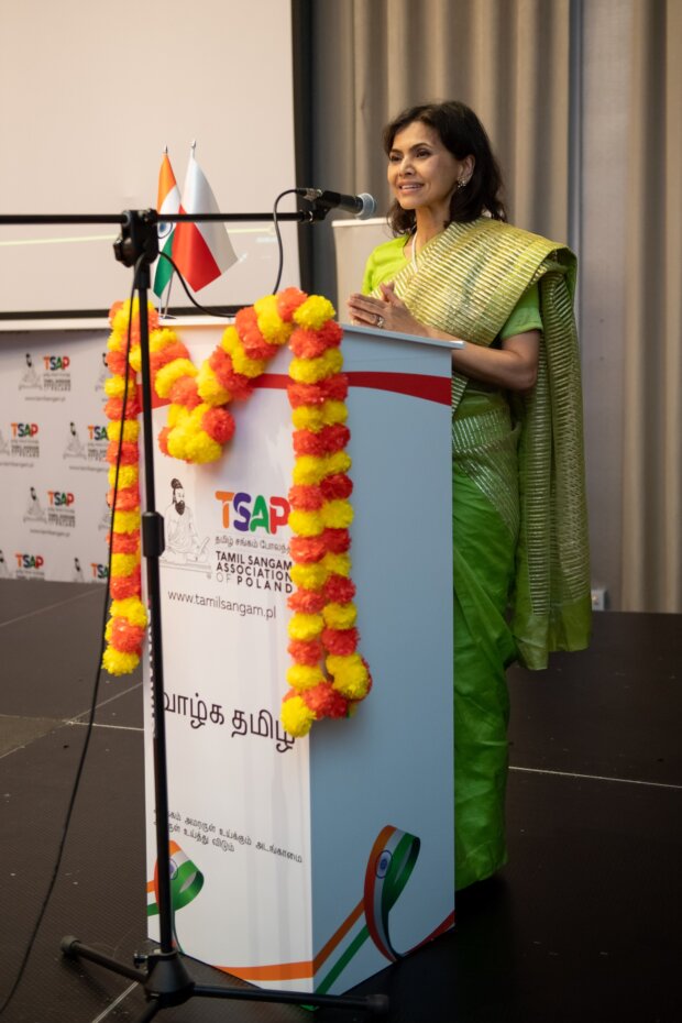 Pani Ambasador Indii Nagma Mohamed Mallick