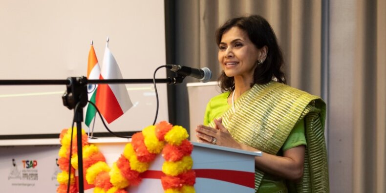 Pani Ambasador Indii Nagma Mohamed Mallick