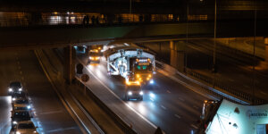 Transport tarczy TBM przez Warszawę