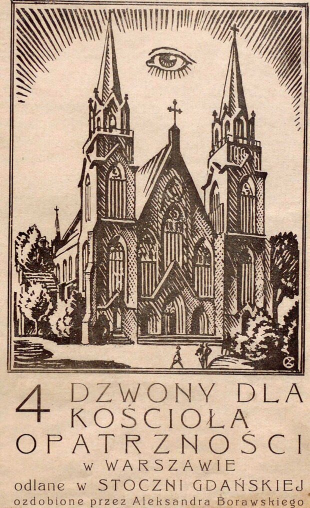 Broszura o dzwonach do Świątyni Opatrzności, z 1929 roku. Zbiory autora