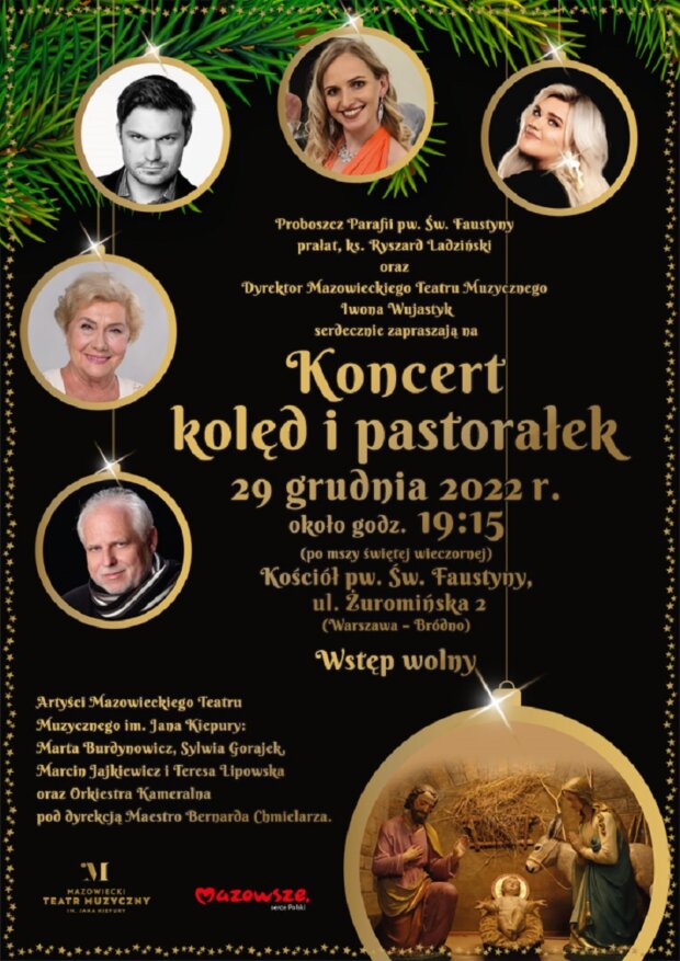 Kolędy i pastorałki plakat