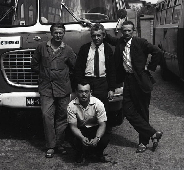 Pracownicy Miejskich Zakładów Autobusowych. Fot. MDK