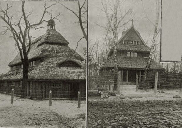 Nowy drewniany kościół w Zatorach. Tygodnik Ilustrowany nr 57 z 1916 r. 7 s.