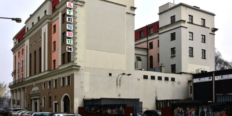 Teatr Ateneum w Warszawie od strony ul. Jaracza fot. Adrian Grycuk (Wikimedia)