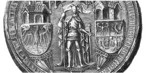 Fragment pieczęci Bolesława V Warszawskiego