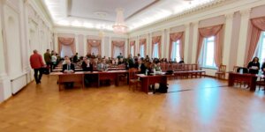 Uczestnicy konferencji na sali konferencyjnej w Muzeum Czartoryskich