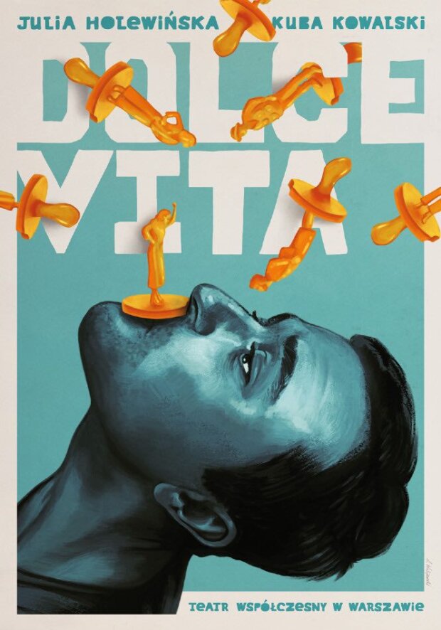 Dolce Vita spektakl w Teatrze Współczesnym - plakat