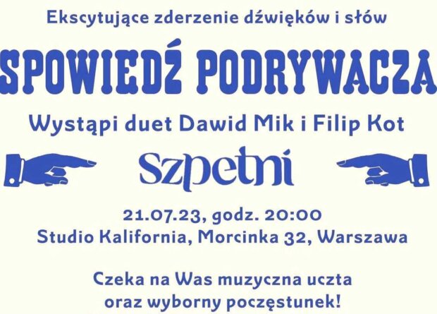 Spowiedź podrywacza - Duet Szpetni. Fot. mat. prasowy