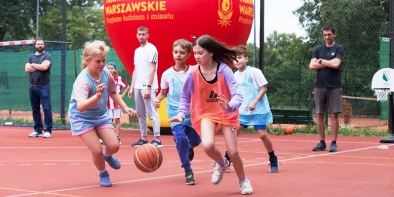 Tramwajowa Akademia Koszykówki - trening Fot. Katarzyna Koźlik, legiakosz.com