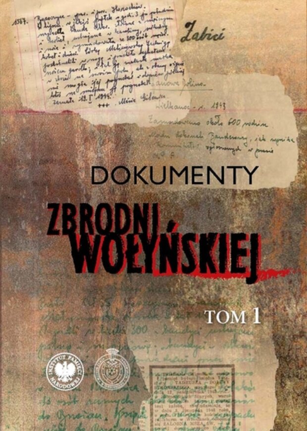 Dokumenty zbrodni wołyńskiej okładka książki