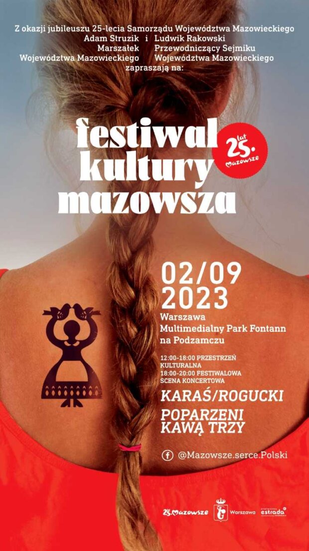 Festiwal Kultury Mazowsza - plakat
