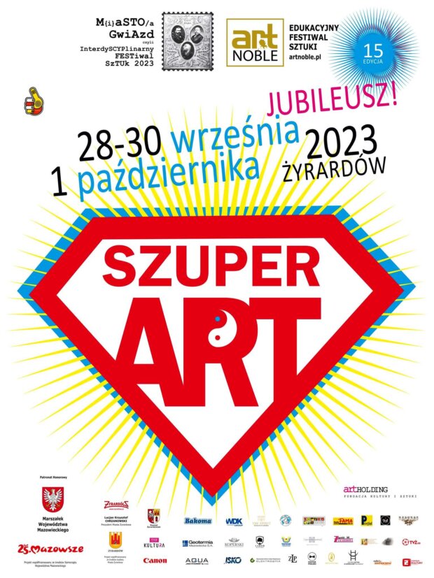 XV Interdyscyplinarny Festiwal Sztuk w Żyrardowie - plakat
