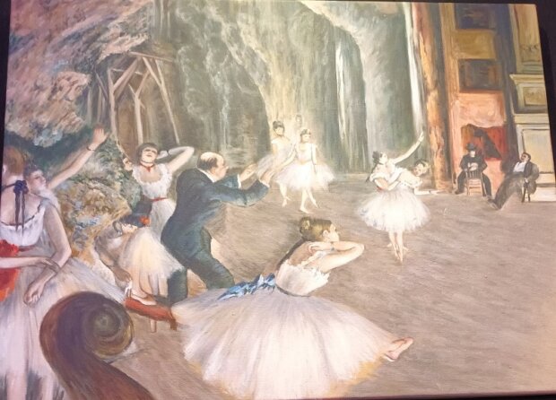 Edgar Degas Próba baletu na scenie