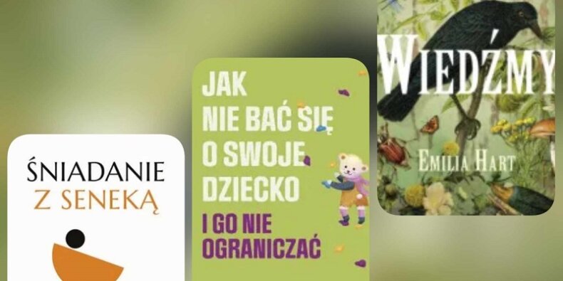 Jesienne książki Wydawnictwa Muza fragmenty okładek