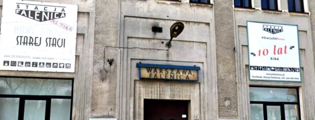 Warszawa Falenica stacja kolejowa Fot. Goole Street View