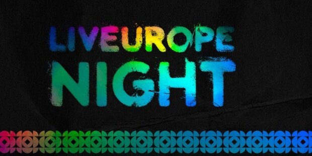 Liveurope Night fragment plakatu