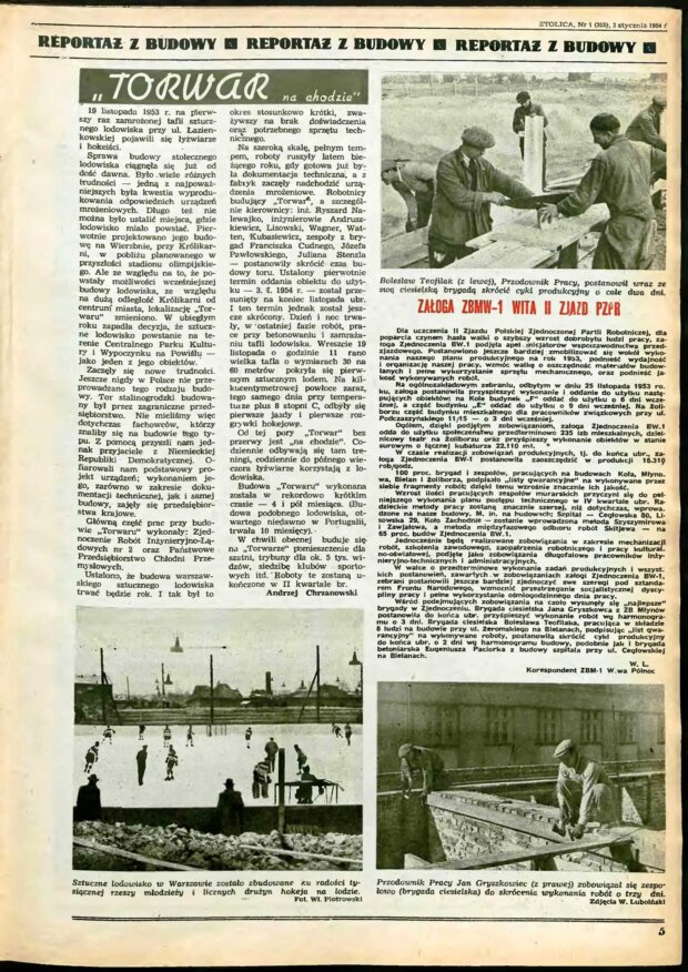 Stolica nr 1, 3 stycznia 1954, strona 5