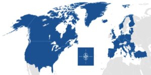 NATO - państwa członkowie na mapie świata