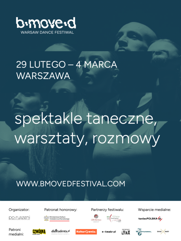 BMOVED Warsaw Dance Festival - plakat. Fot. Poruszeni